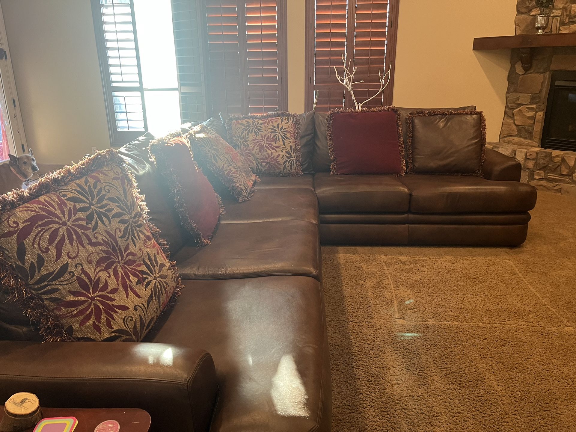 Real Leather Couch for Sale in Gilbert, AZ OfferUp