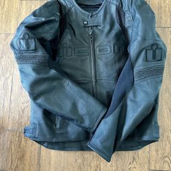 Chaqueta De Cuero Para Moto