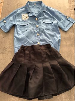 Police girl costume