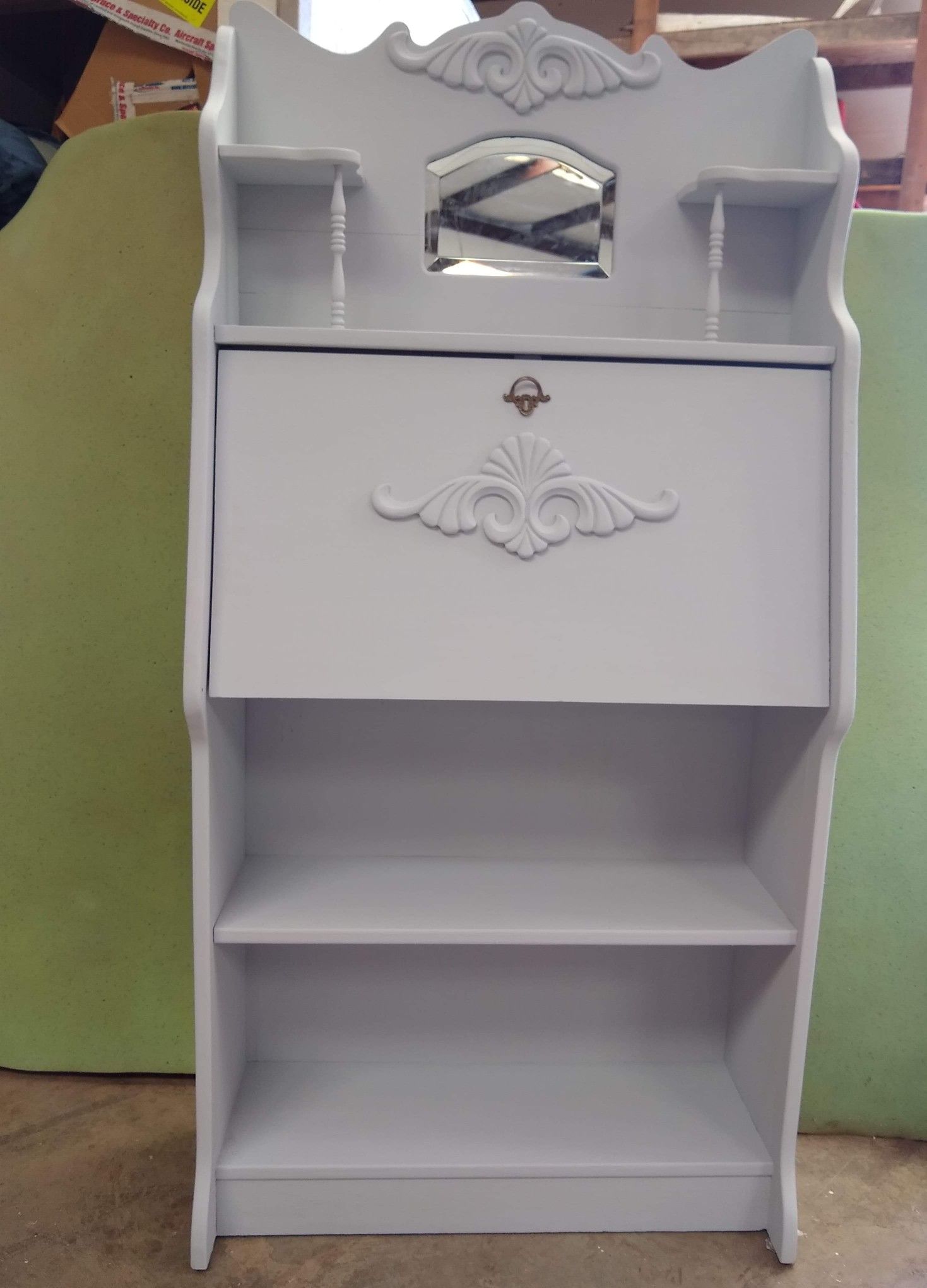Victorian slant drop front Secretary desk