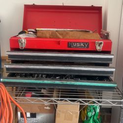 Husky Tool Box With Tools 
