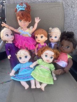 Toy Dolls Elsa, Anna, Fancy Nancy