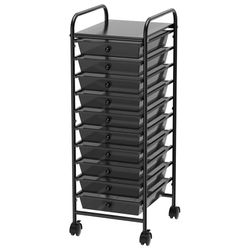 10 Drawer Rolling Storage Organizer 