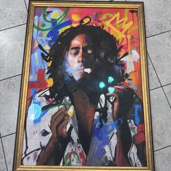 Bob Marley Portrait Custom Framing
