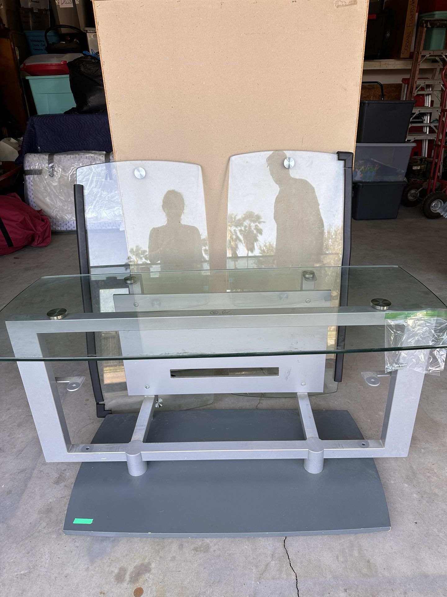 Three Tier Glass TV Stand/ Entertainment Center