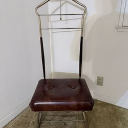 Mid Century  Valet/Butler Stand with Seat 