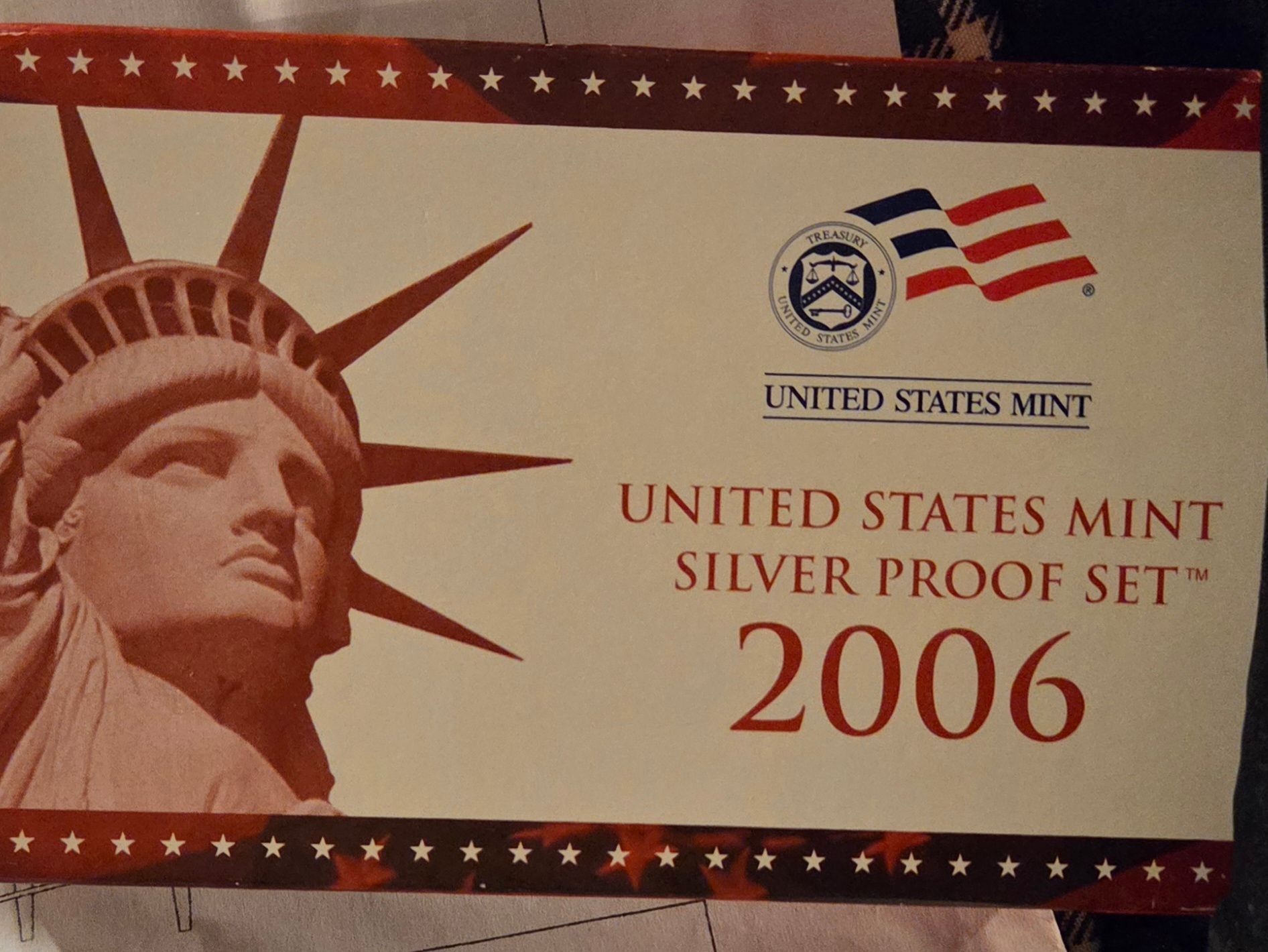 2006 S. 10 piece Silver Proof set