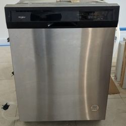 NEED GONE Whirlpool Stainless Steel Dishwasher Works Perfect