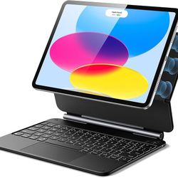 ESR iPad 11th(A16, 2025)/10th Gen Case with Keyboard, Magic Keyboard for iPad 10.9", Case with Floating Cantilever Stand, Springy Backlit Keys, Multi-