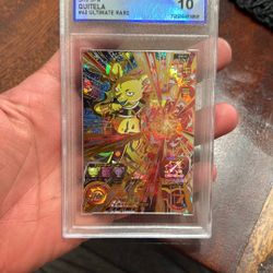 SH5-62 Quitela Super Dragon Ball Heroes Trading Card UR Ultimate Rare NM Mint