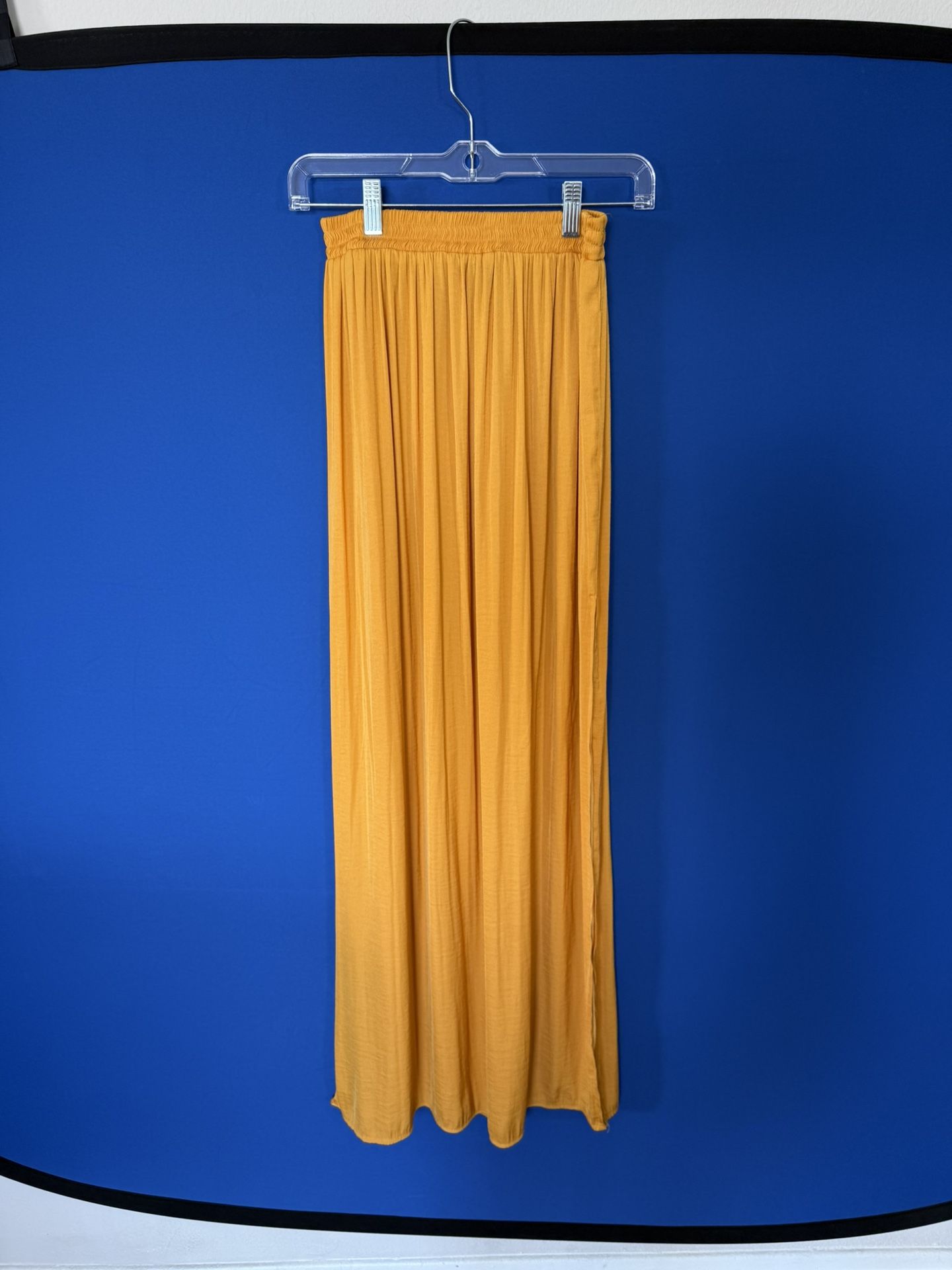 Forever 21 Mustard A-Line Maxi Skirt