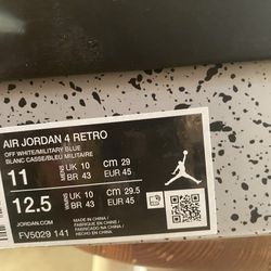 air jordan 4 retro mens military blue