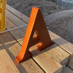 Decorative wooden "A" accesorie