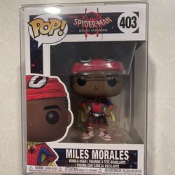 Miles Morales Cape & Mask Funko Pop *MINT* Marvel Into the Spiderverse 403 Movies Spiderman Peter Parker