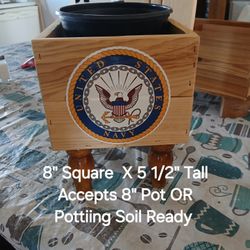 US NAVY/Military Recognition Flower Box 