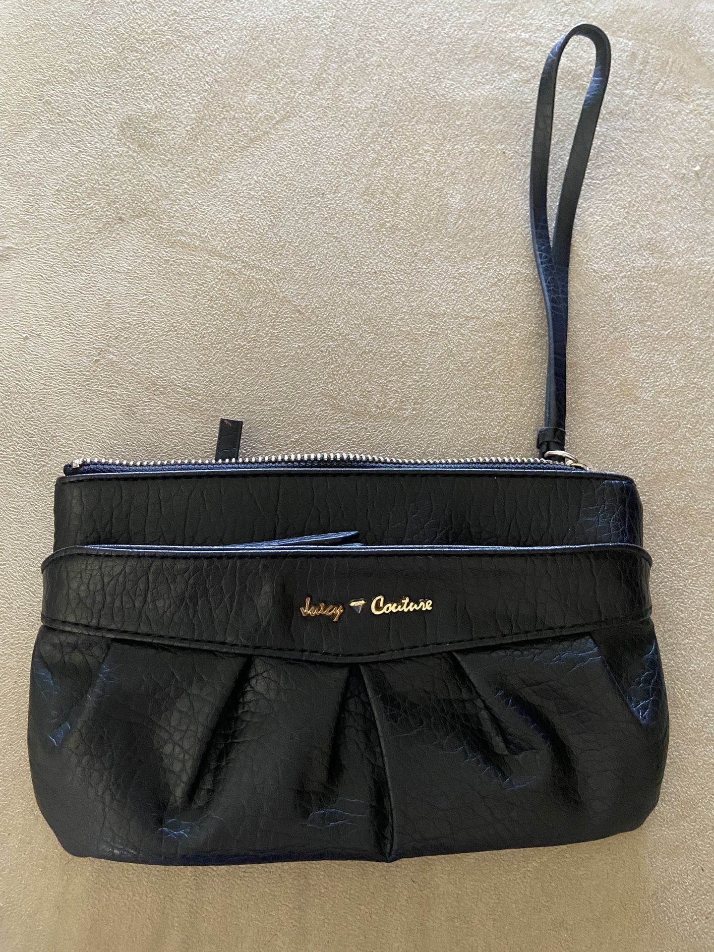 Juicy Couture Black Wristlet 