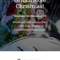 Dr Seuss - How The Grinch Stole Christmas Tickets