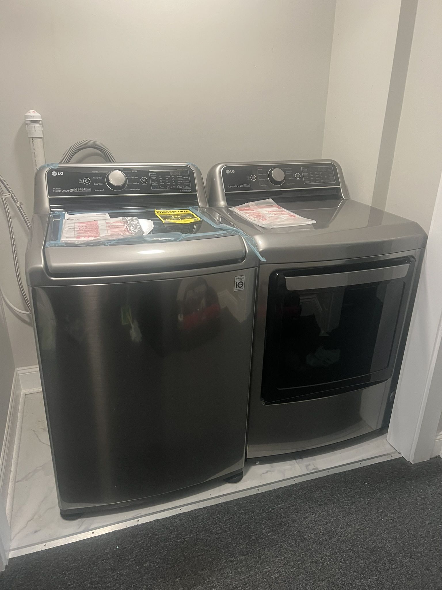 LG Top-Load Washer & Dryer