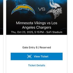 Chargers vs Vikings