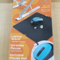 Portable Computer Stand And Mouse.