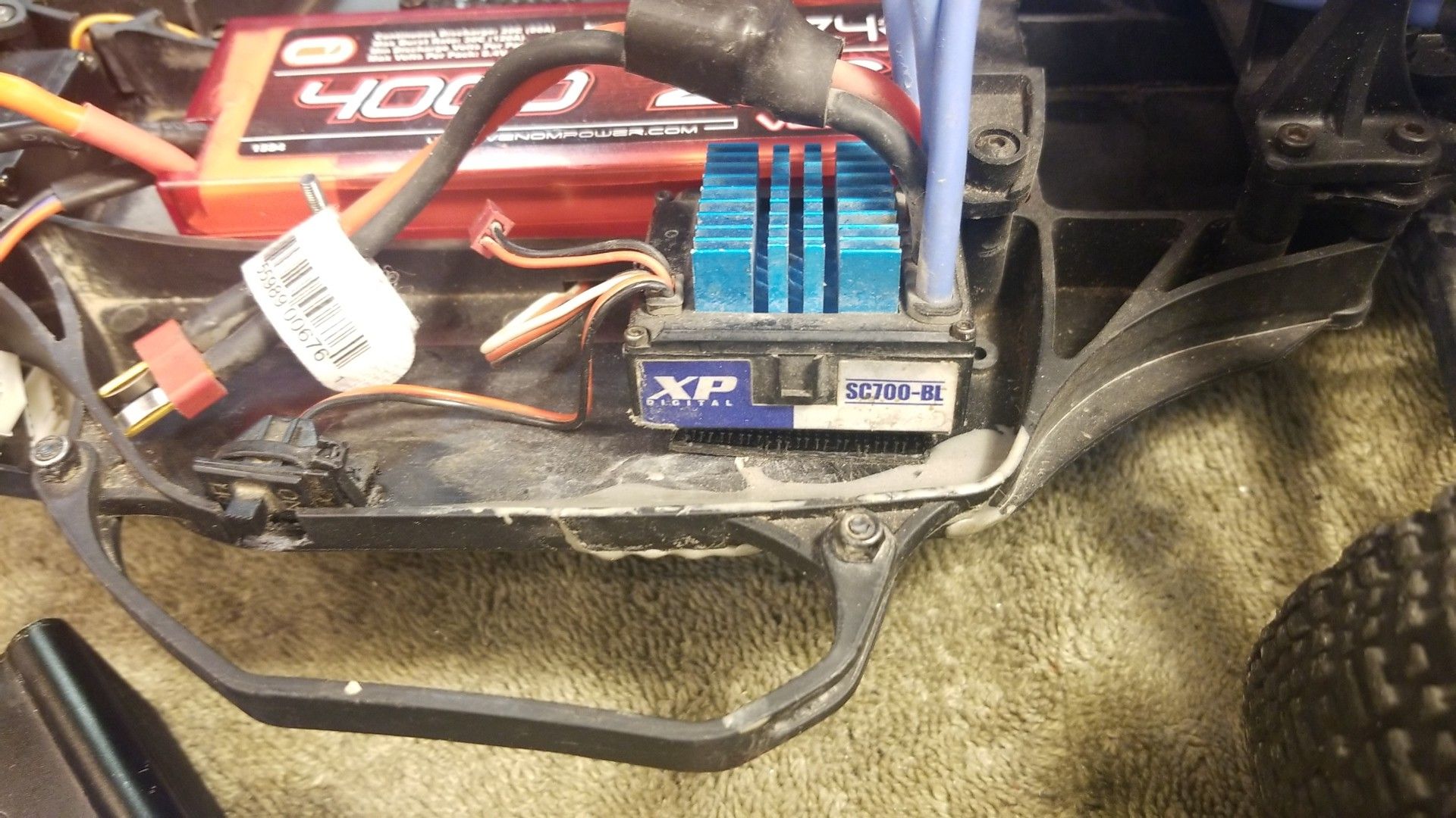 Hpi blitz with 70s Chevy body.