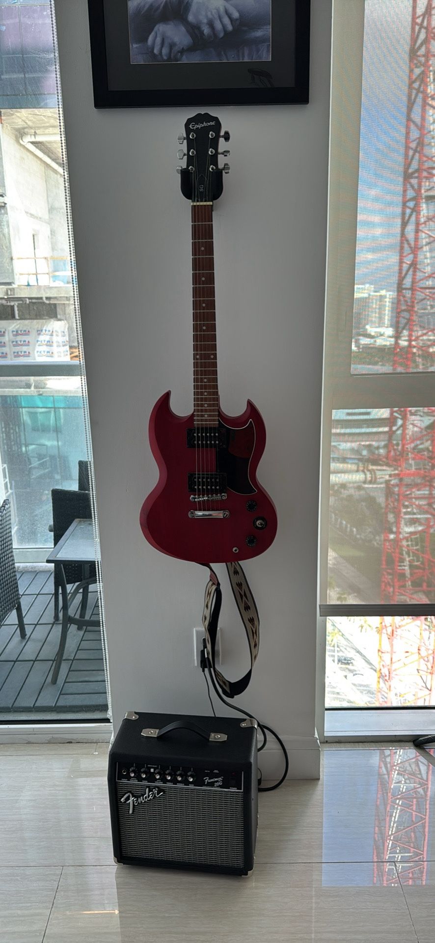 Electric Guitar And Amp 