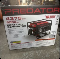 Generator Gas 4375 Watt Preditor New!