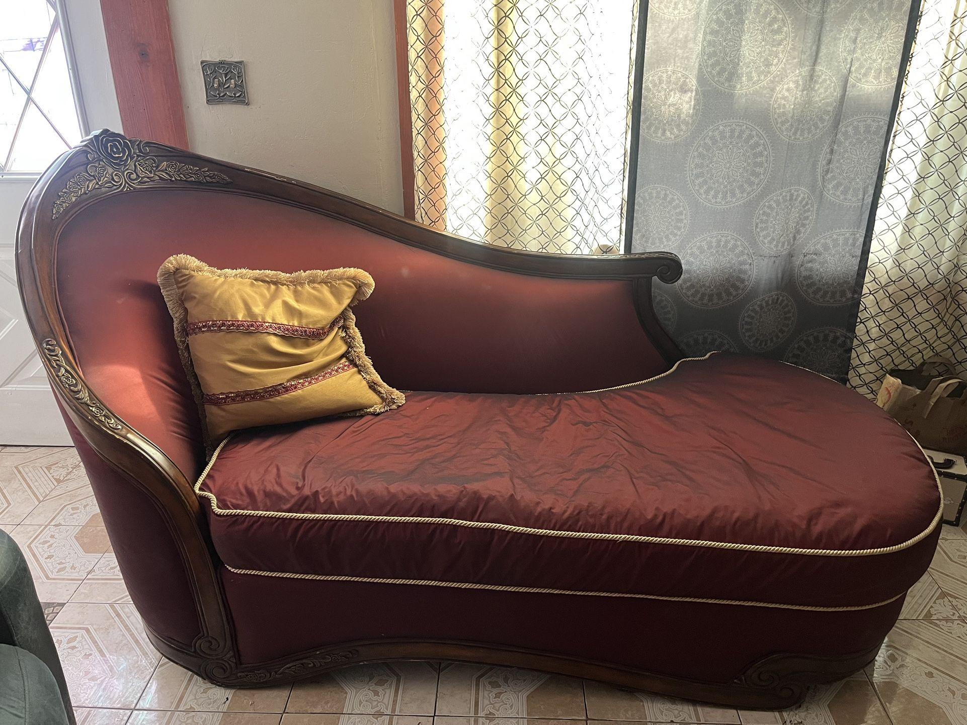 Wood Trim Laf Chaise-sienna Spice