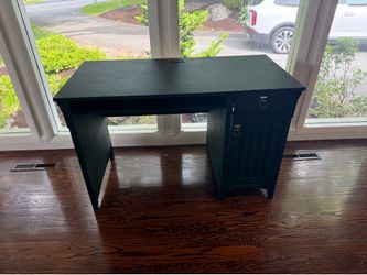 Black desk