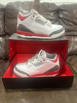 2 Air Jordan 3 Retro GS 'Fire Red' 2022