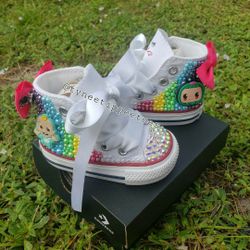 Cocomelon Custom Converse Sizes 2c-9c $85 Or $98