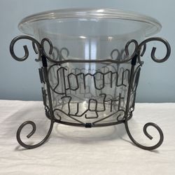 Vintage Corona Light Beer Chiller Ice Bucket Metal/Hard Plastic