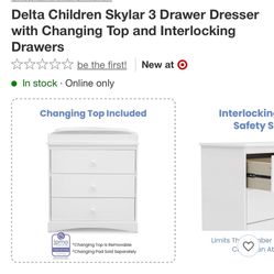 Delta Changing Table & Dresser