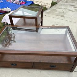 Coffee Table And Side Table