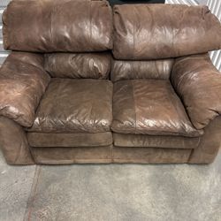 Leather couch