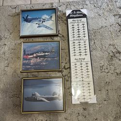 Warplane Framed Pictures 