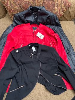 2 Woman’s Jackets Size S/M (All for $40 Bebe and Guess Brands)