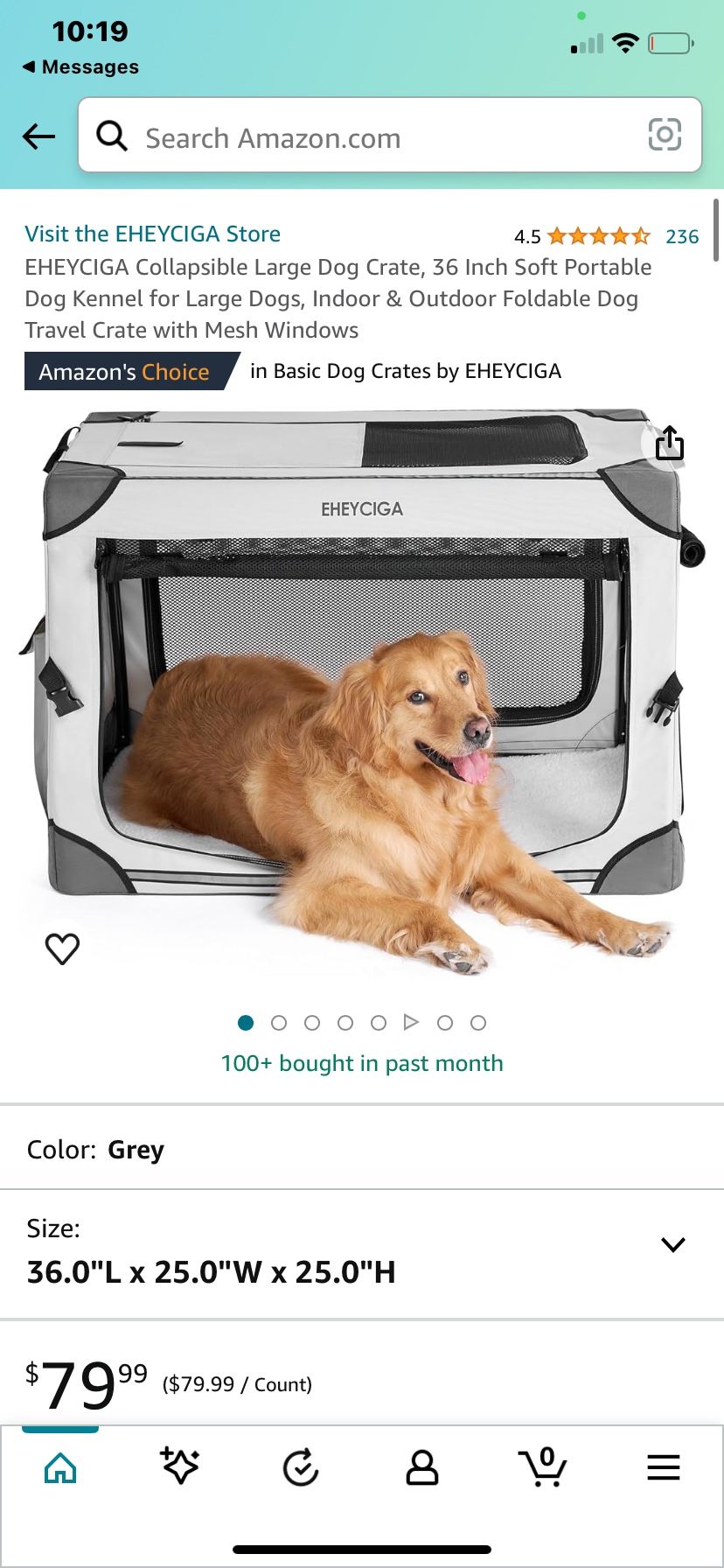 Dog Crate Bag