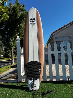 Grey Lopez 8 feet soft top surfboard