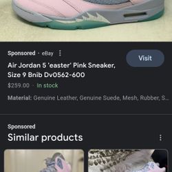 Retro 5 Jordan Easters 