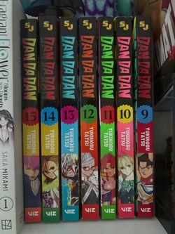 Dandadan manga volumes 9-15