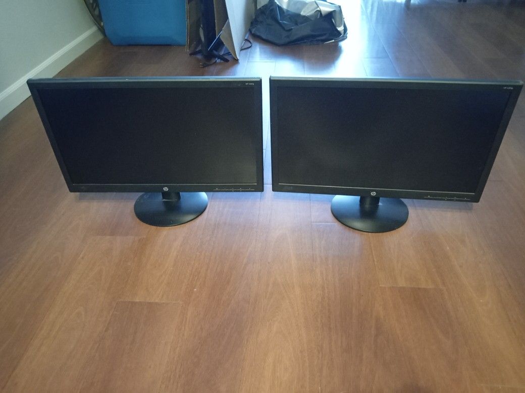 2 Old VGA Monitors