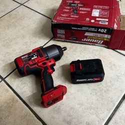 Impact  Wrench & battery BAUER  New