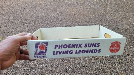 2 cardboard Phoenix Suns collectible Coke boxes