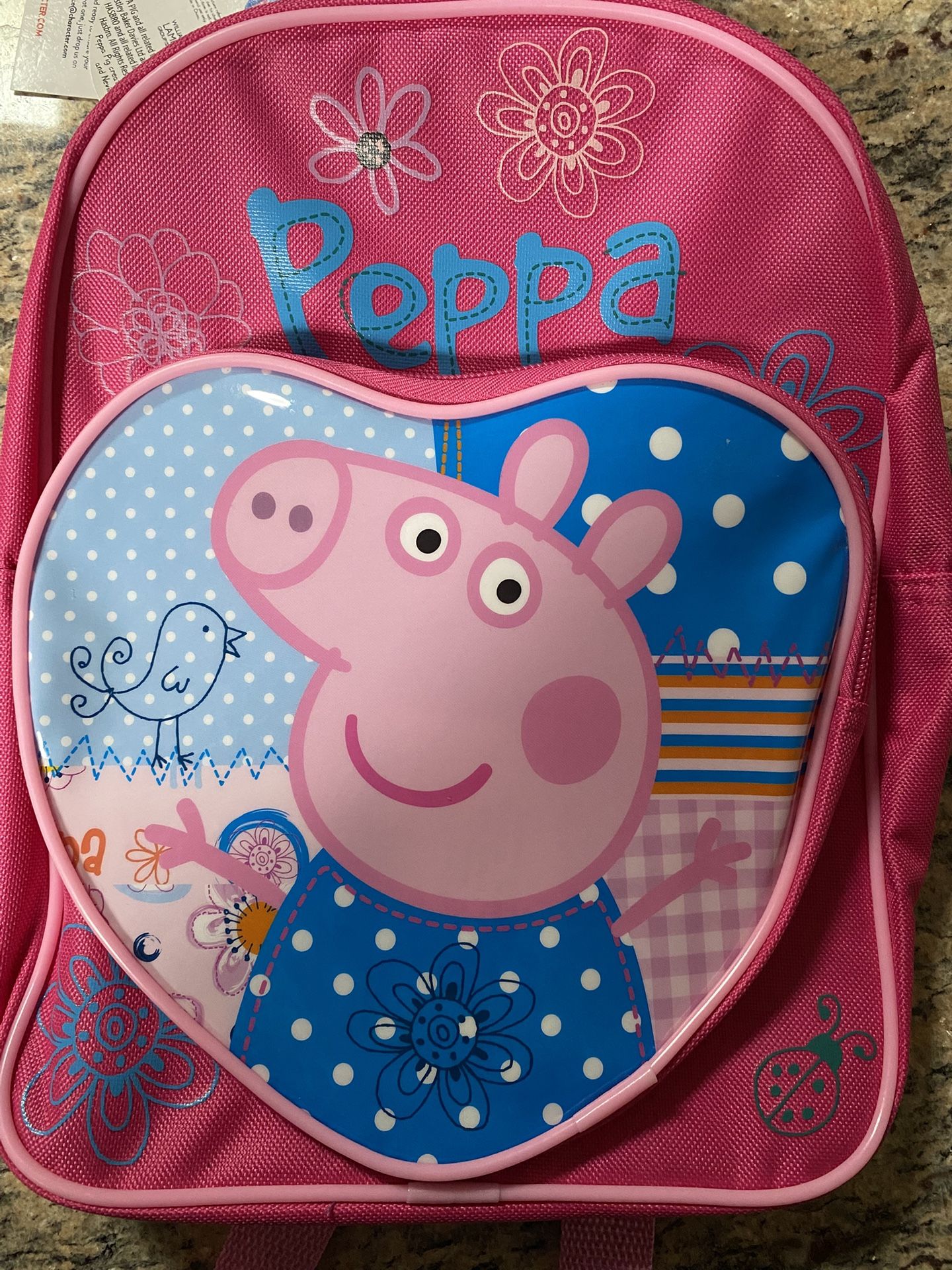 Peppa The Pig Small Backpack NWT