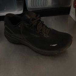 Brooks Men's Ghost 15 Neutral Running Shoe Black/Black/Ebony