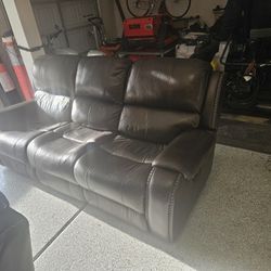 Leather Sofa And Love Seat 