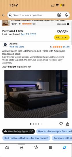 Bed frame ASU