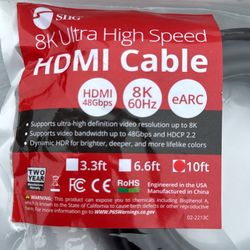 8K Ultra High Speed HDMI Cable