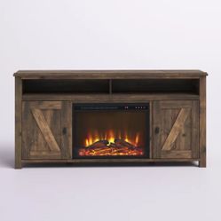 Fireplace TV console Stand